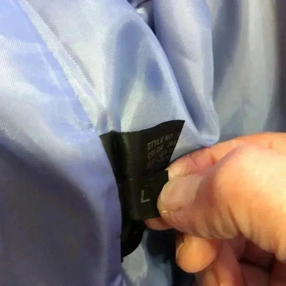 Barney’s New York tan rain coat.  Button and snap close. - Picture 10 of 11